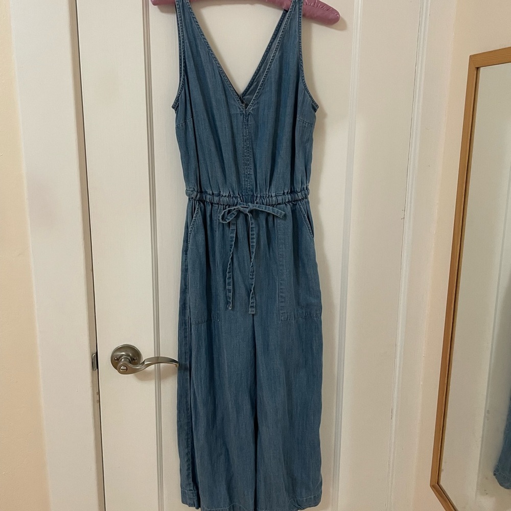 Gap crop wide leg romper
